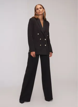 13736 Black Wide Leg Trousers