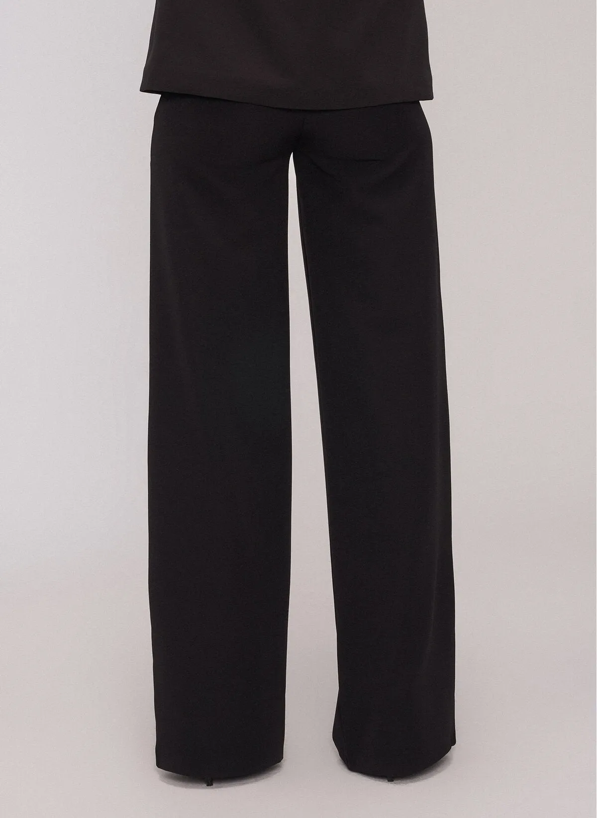 13736 Black Wide Leg Trousers