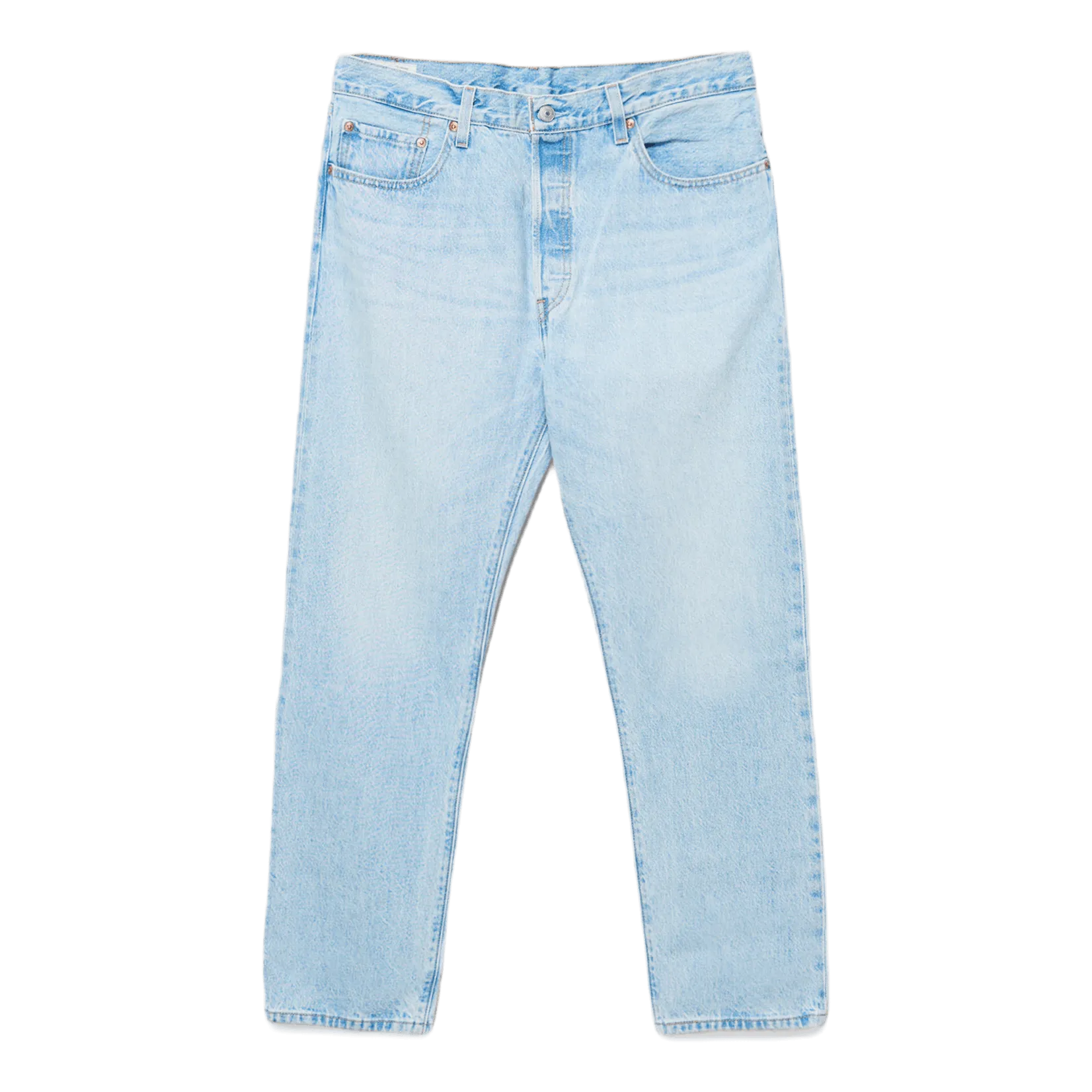 501 Crop Blue