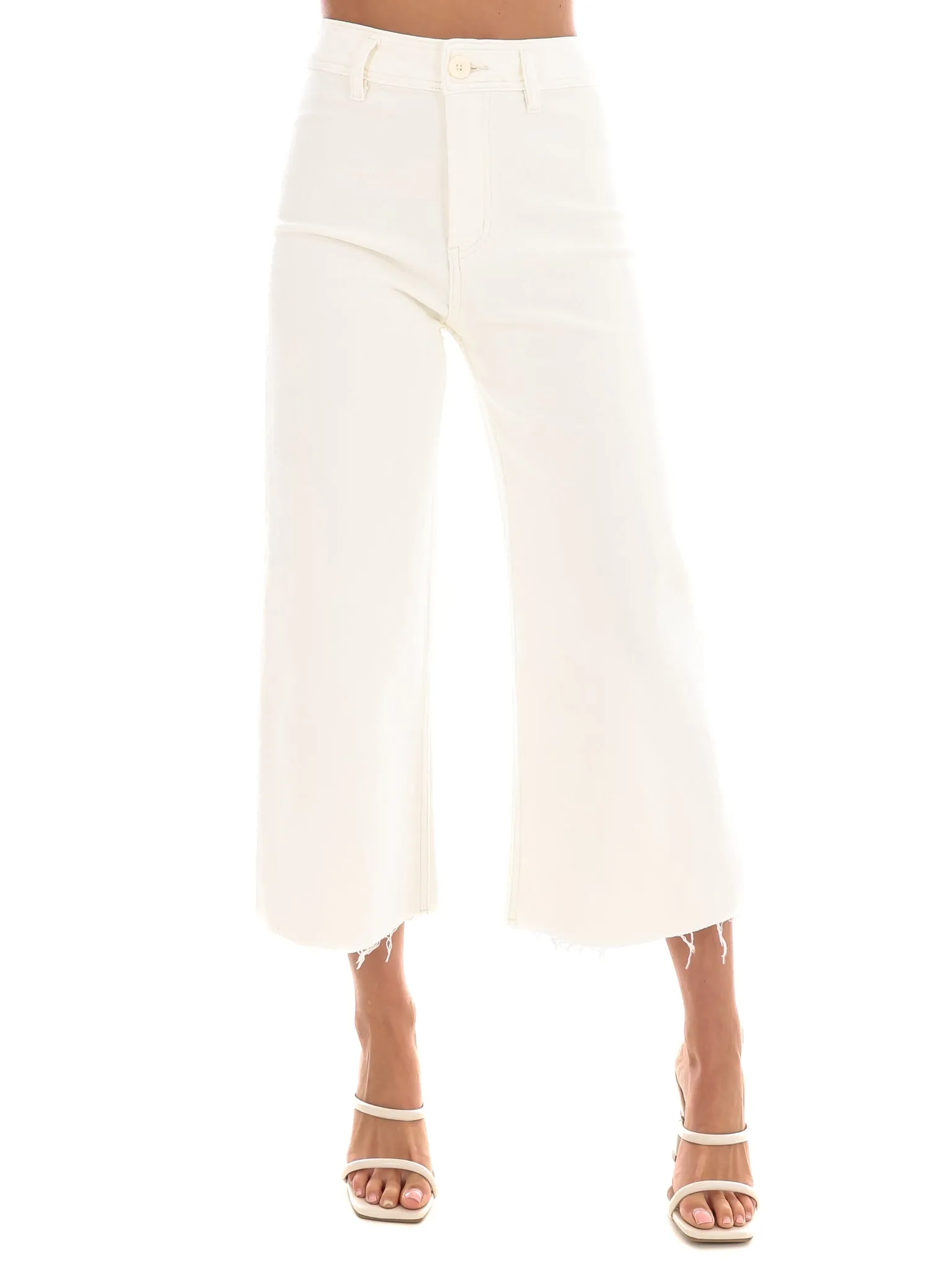 A Better Place Cropped Straight Leg Jeans