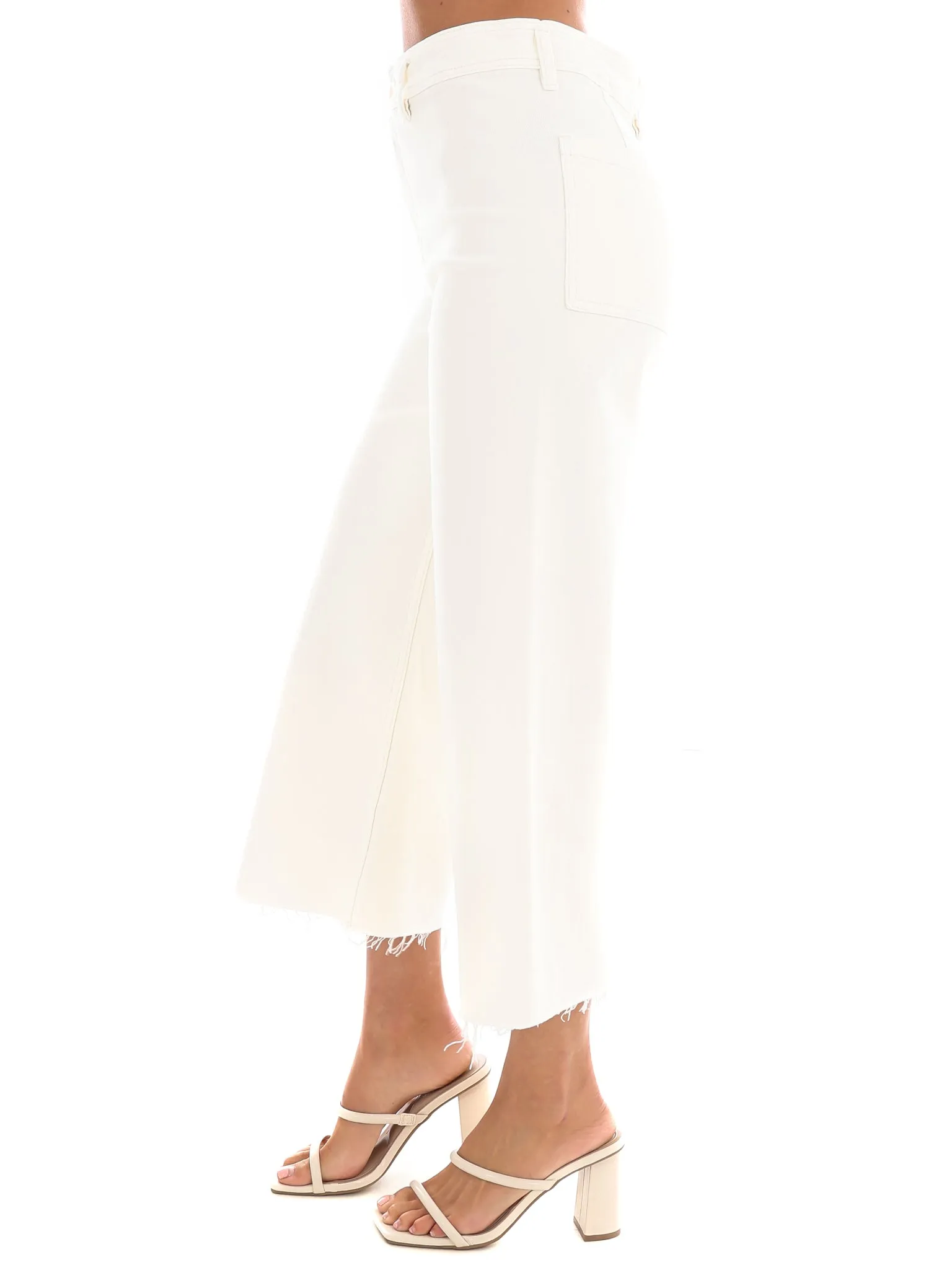 A Better Place Cropped Straight Leg Jeans