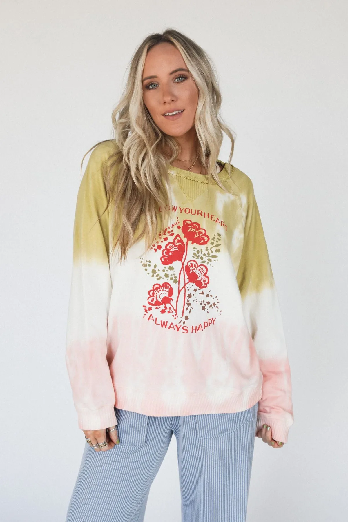 Always Happy Pullover - Sage