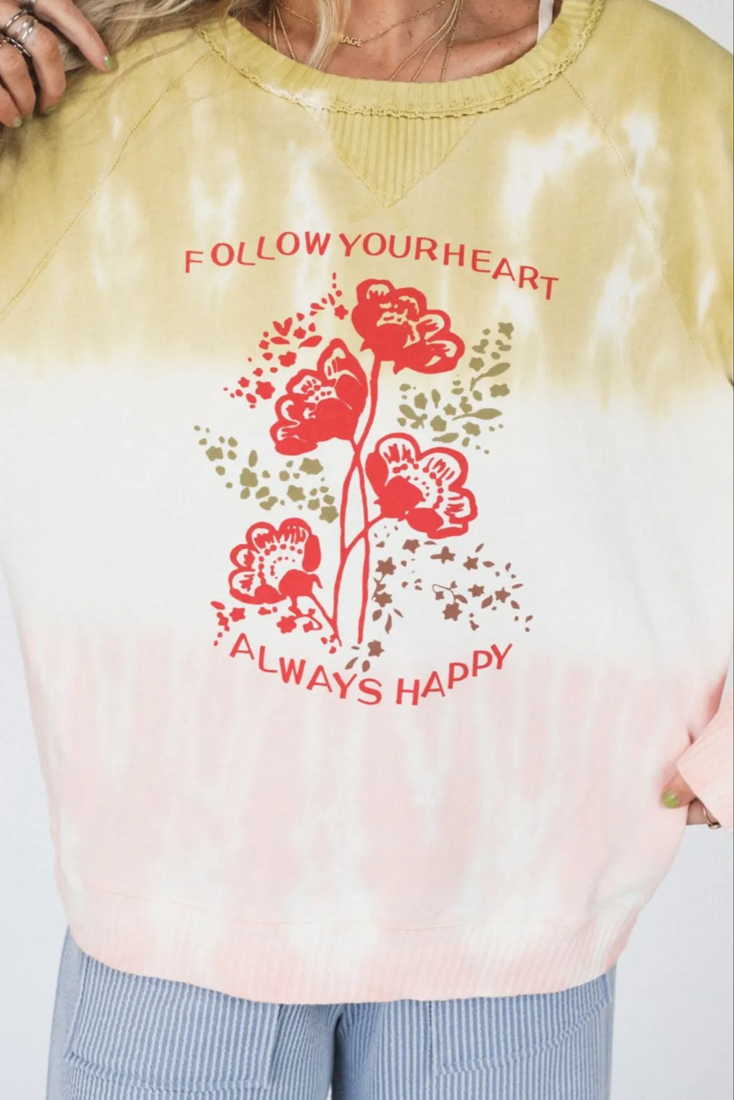 Always Happy Pullover - Sage