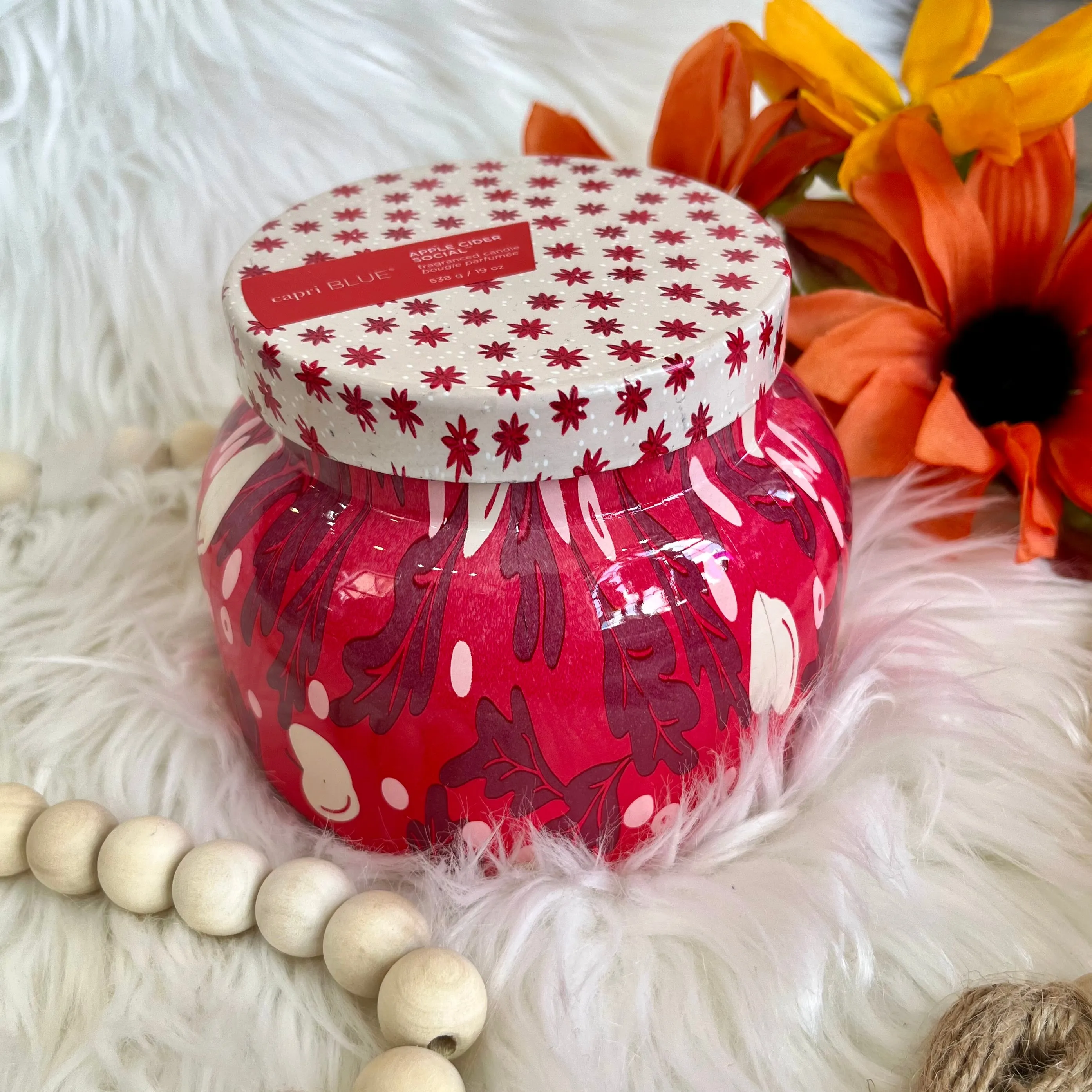 Apple Cider Social Pattern Play Signature 19oz Candle