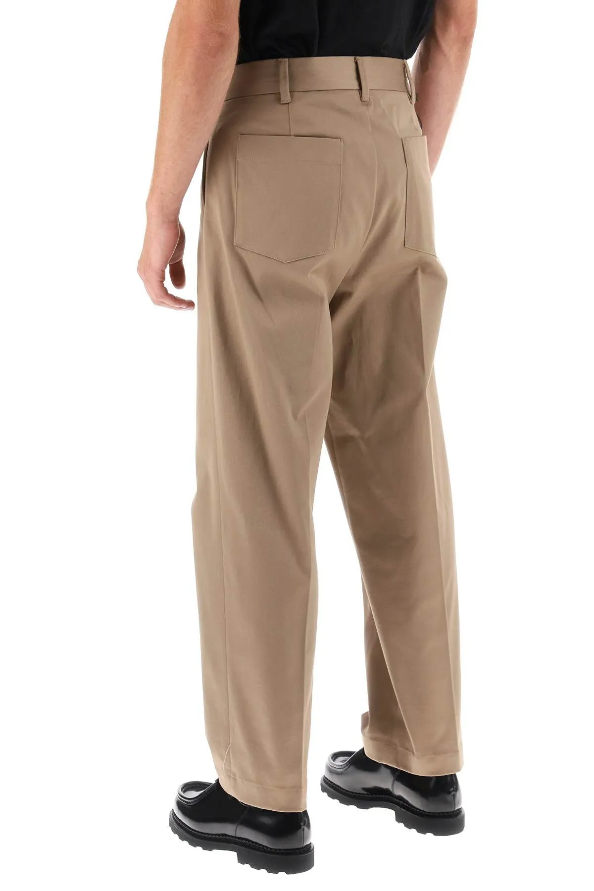 'blomberg' loose pants with tapered leg