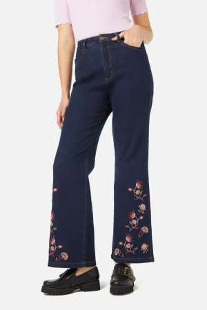Boho Paisley Emb Jean