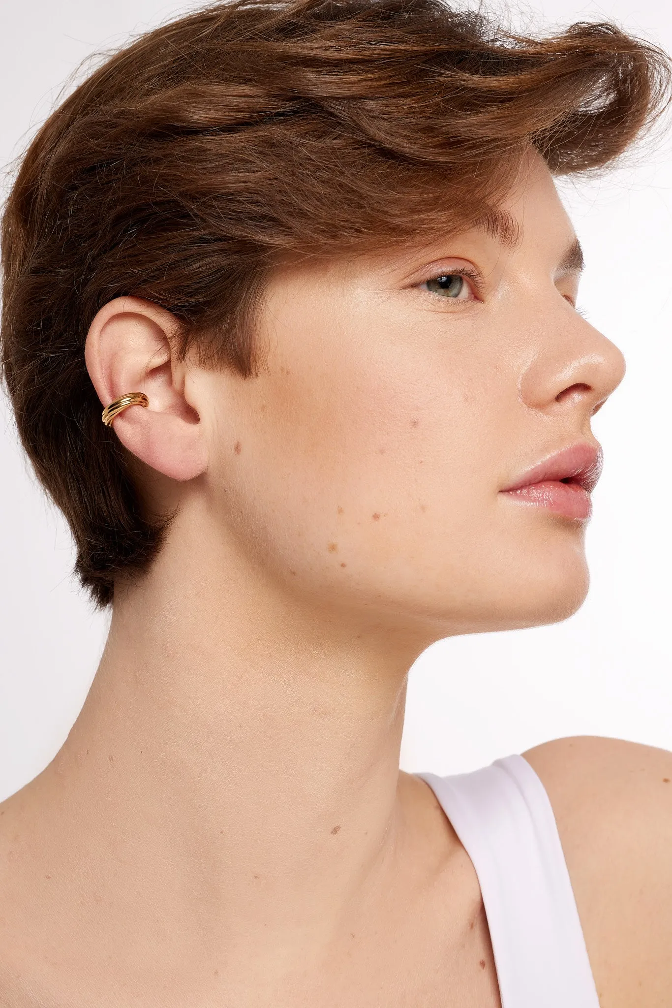 Capri Gold Vermeil Ear Cuff