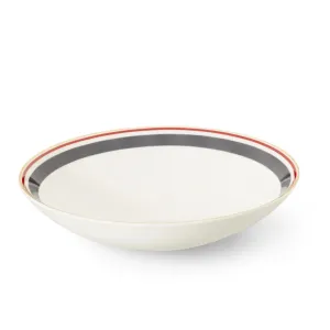 Capri - Plate/Bowl Anthracite/Red 7.8 in | 20cm