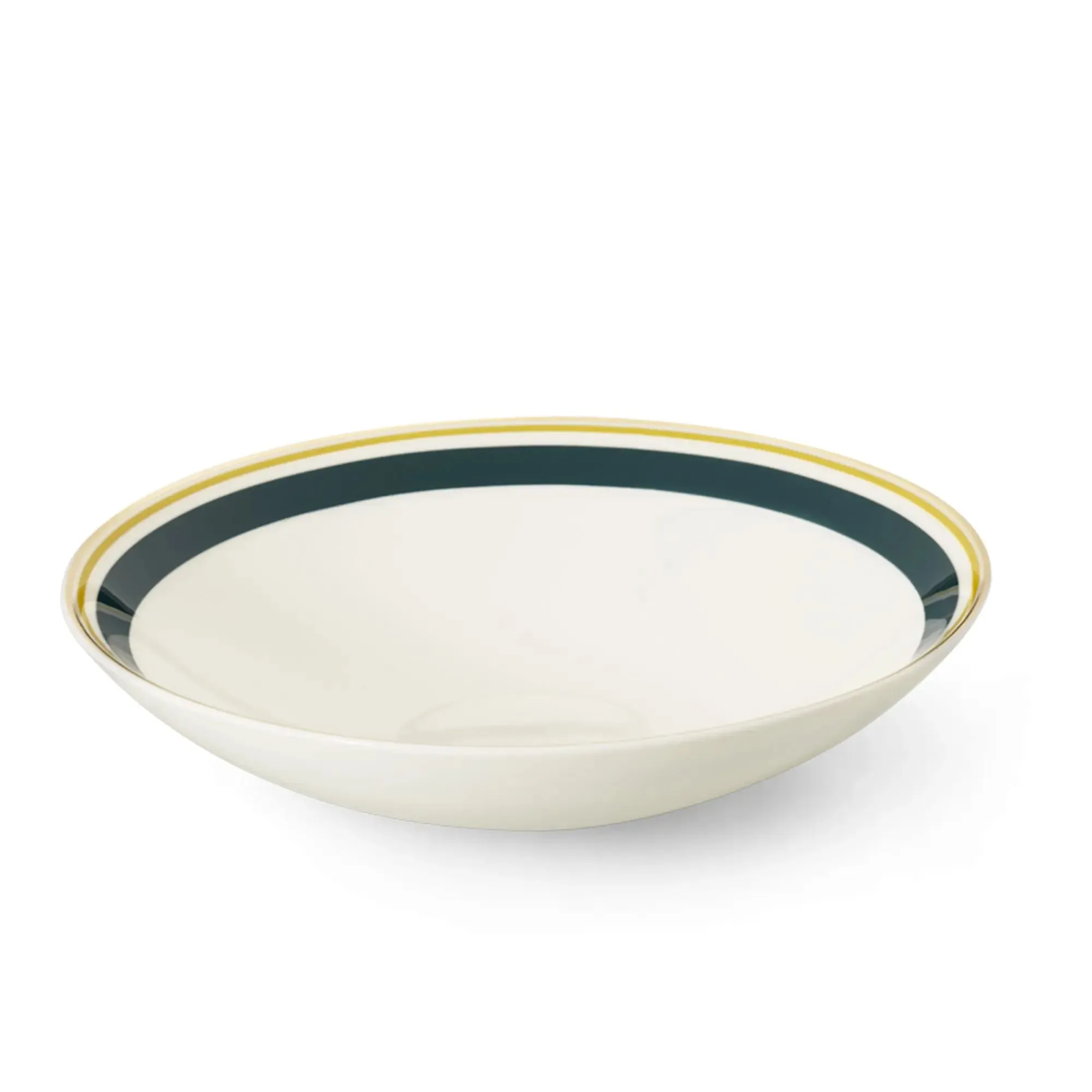 Capri - Plate/Bowl Dark Green/Yellow 7.8 in | 20cm