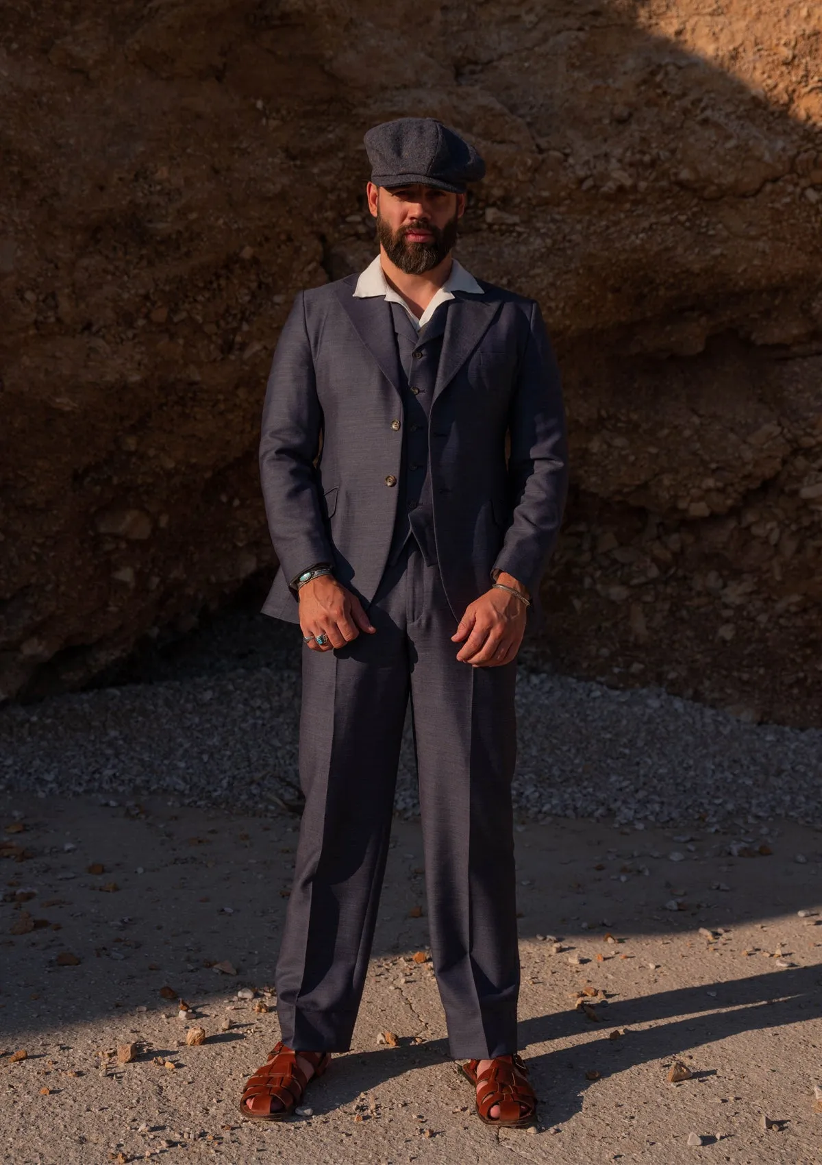Capri Waistcoat - Denim Blue