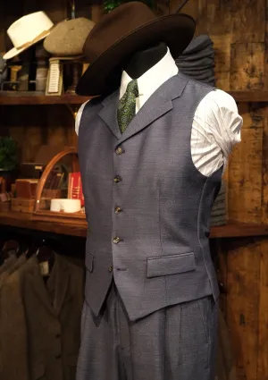 Capri Waistcoat - Denim Blue