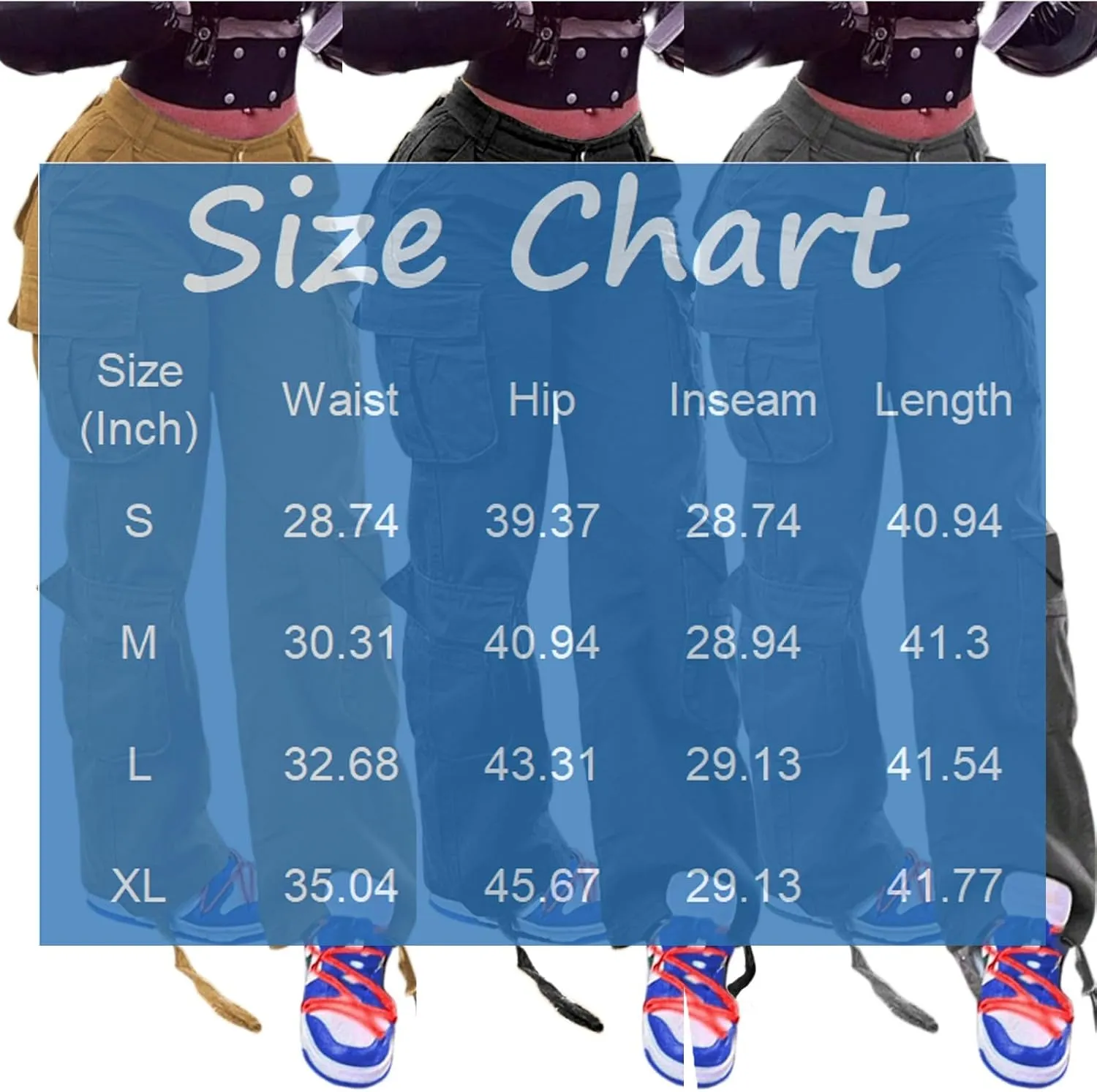 Cargo Jeans for Women Boyfriend Straight Leg Jeans Baggy Casual Denim Elastic High Waisted Cargo Pants with Pockets