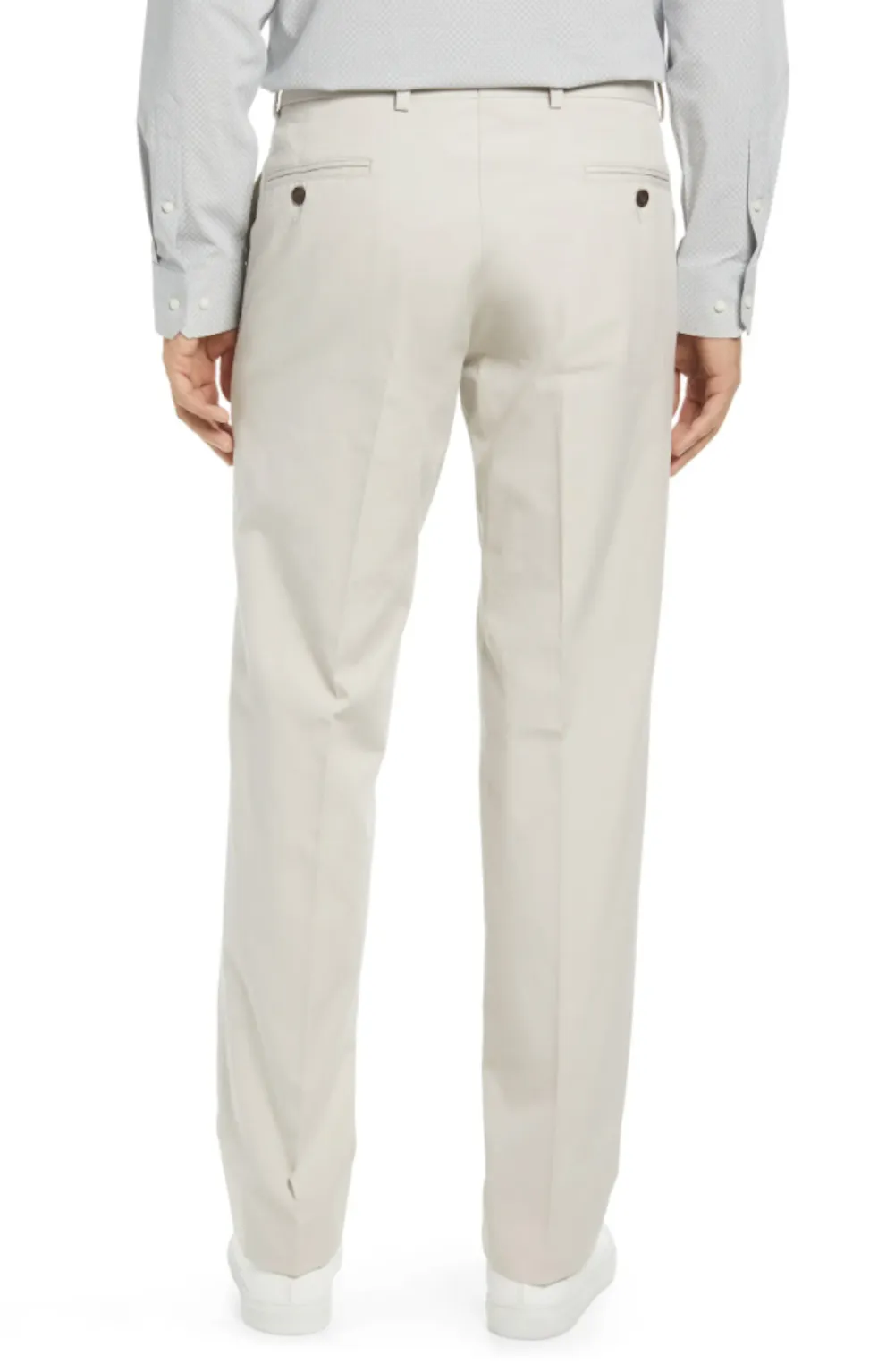Charleston Khakis Washed Poplin, Stone<br>Relax Fit