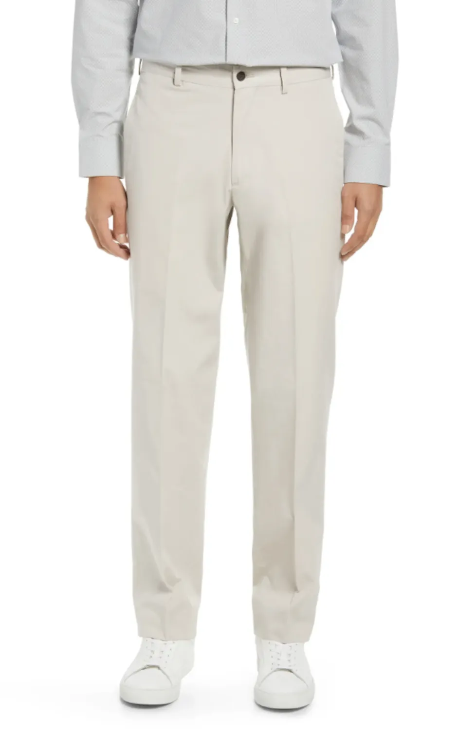 Charleston Khakis Washed Poplin, Stone<br>Relax Fit