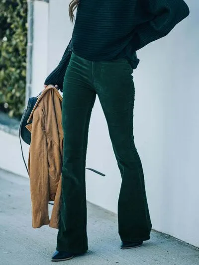 Chic High-Waisted Bootcut Pants