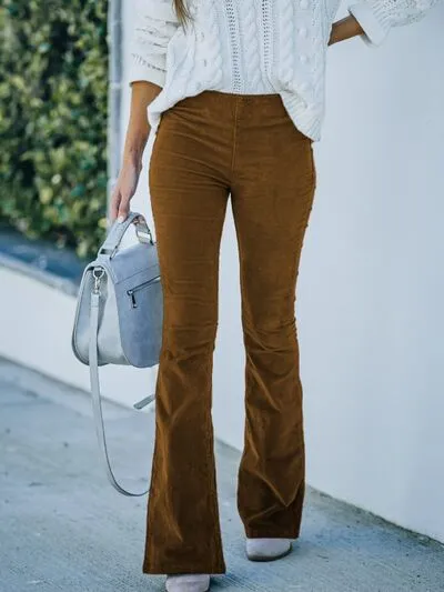 Chic High-Waisted Bootcut Pants
