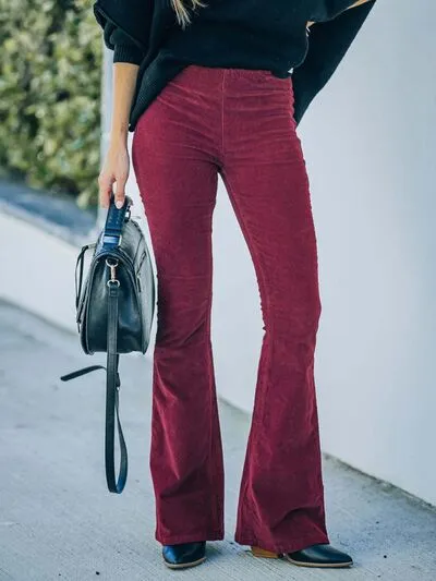 Chic High-Waisted Bootcut Pants