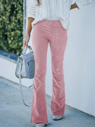 Chic High-Waisted Bootcut Pants