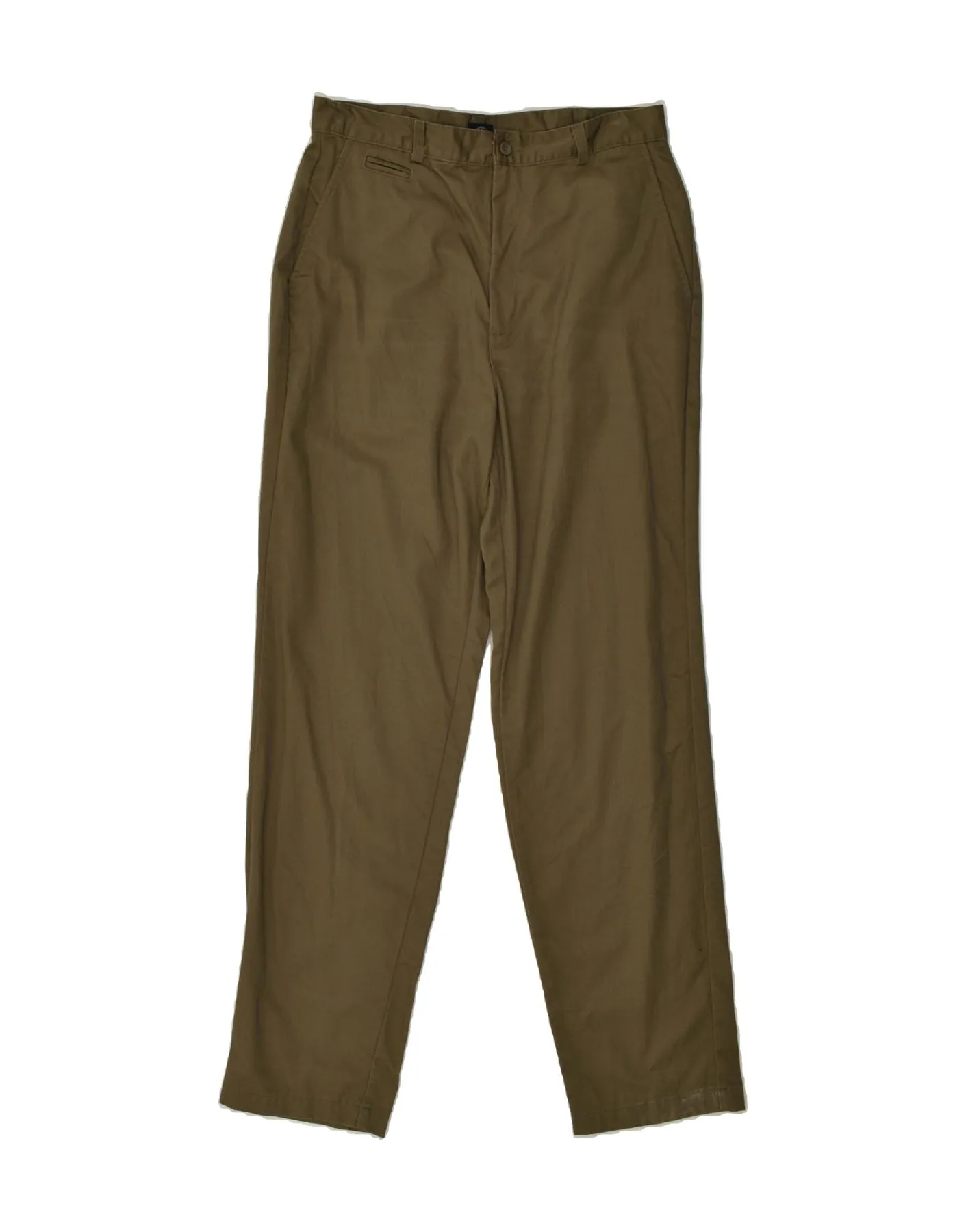 DOCKERS Womens Khakis Slim Casual Trousers UK 14 Large W32 L33 Khaki