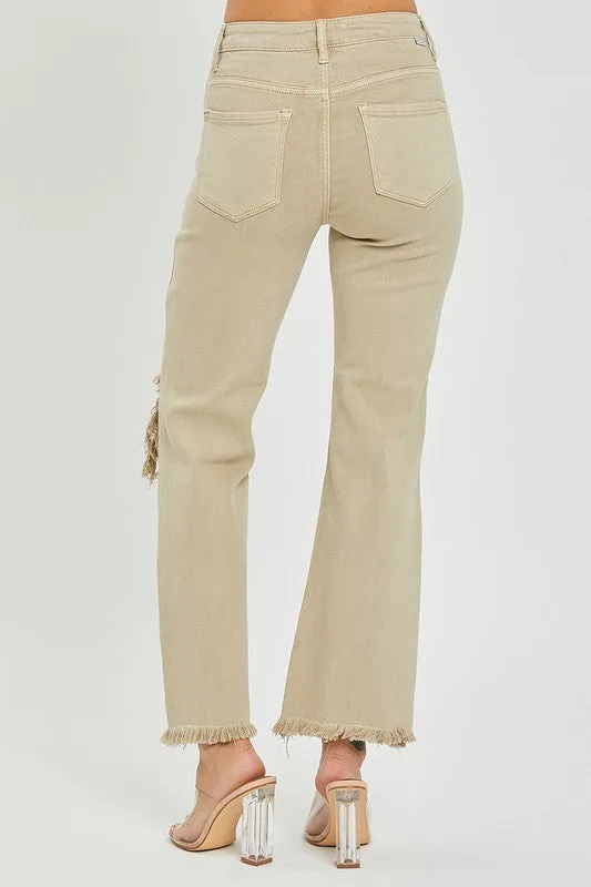 Fire Heart Risen Distressed Jeans