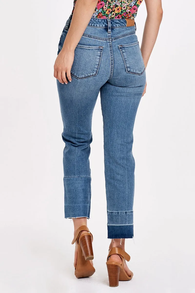 Frankie Super High Rise Detailed Hem