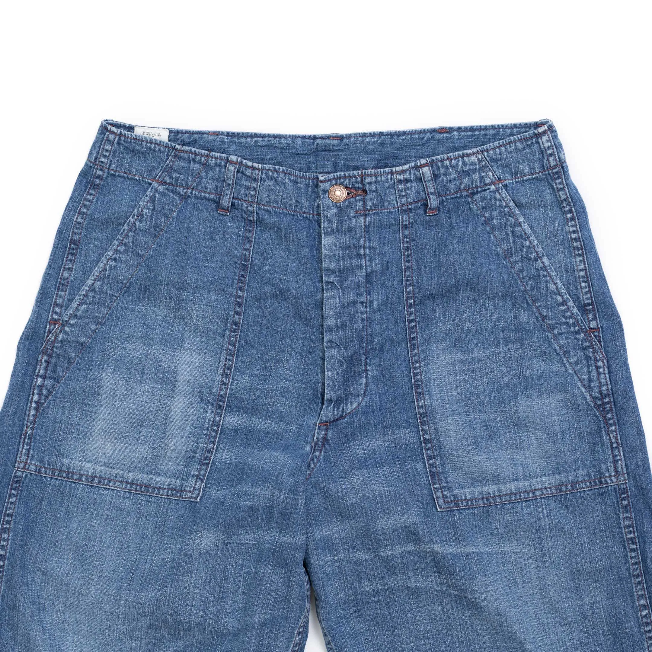 Full Count Denim Utility Trousers Used Wash