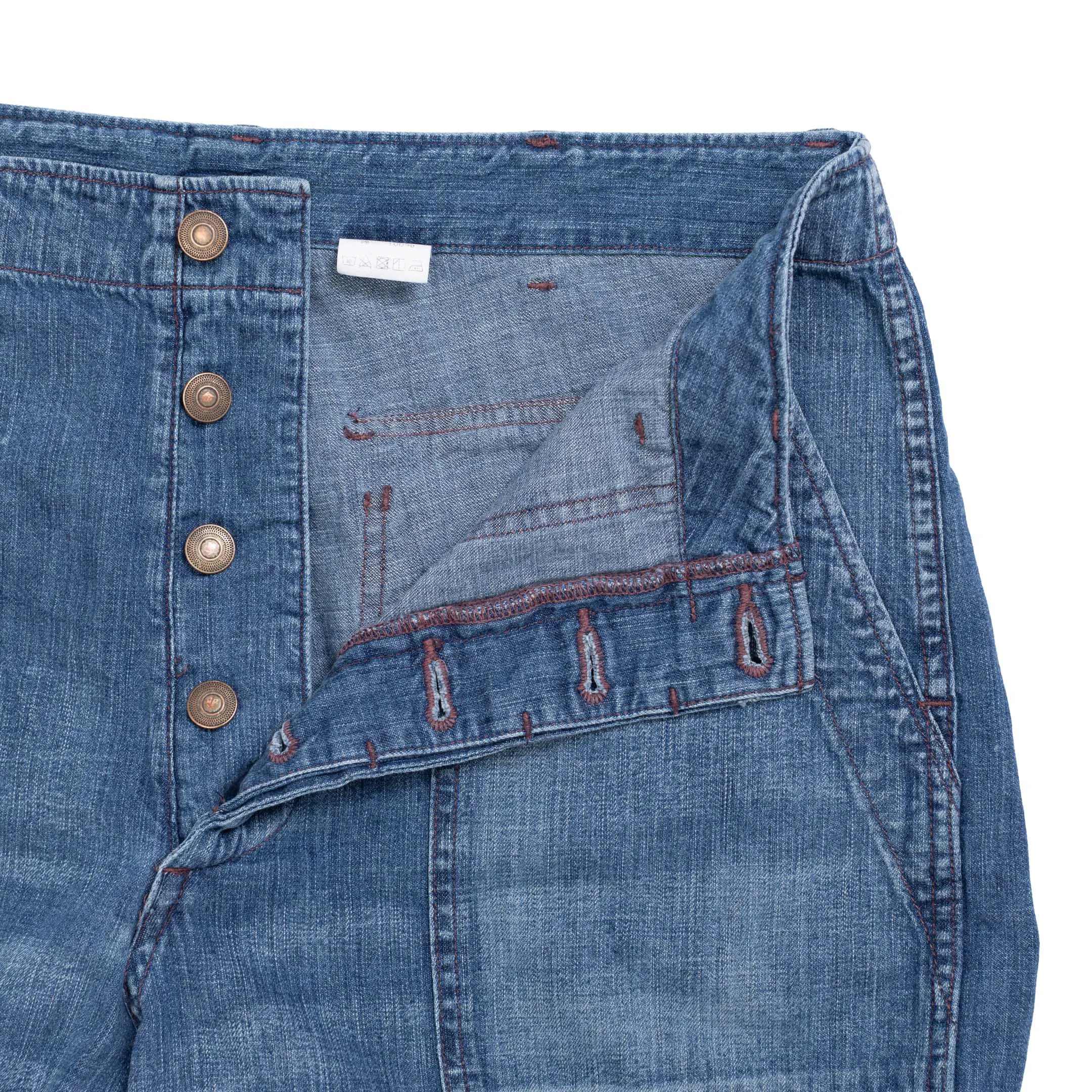 Full Count Denim Utility Trousers Used Wash