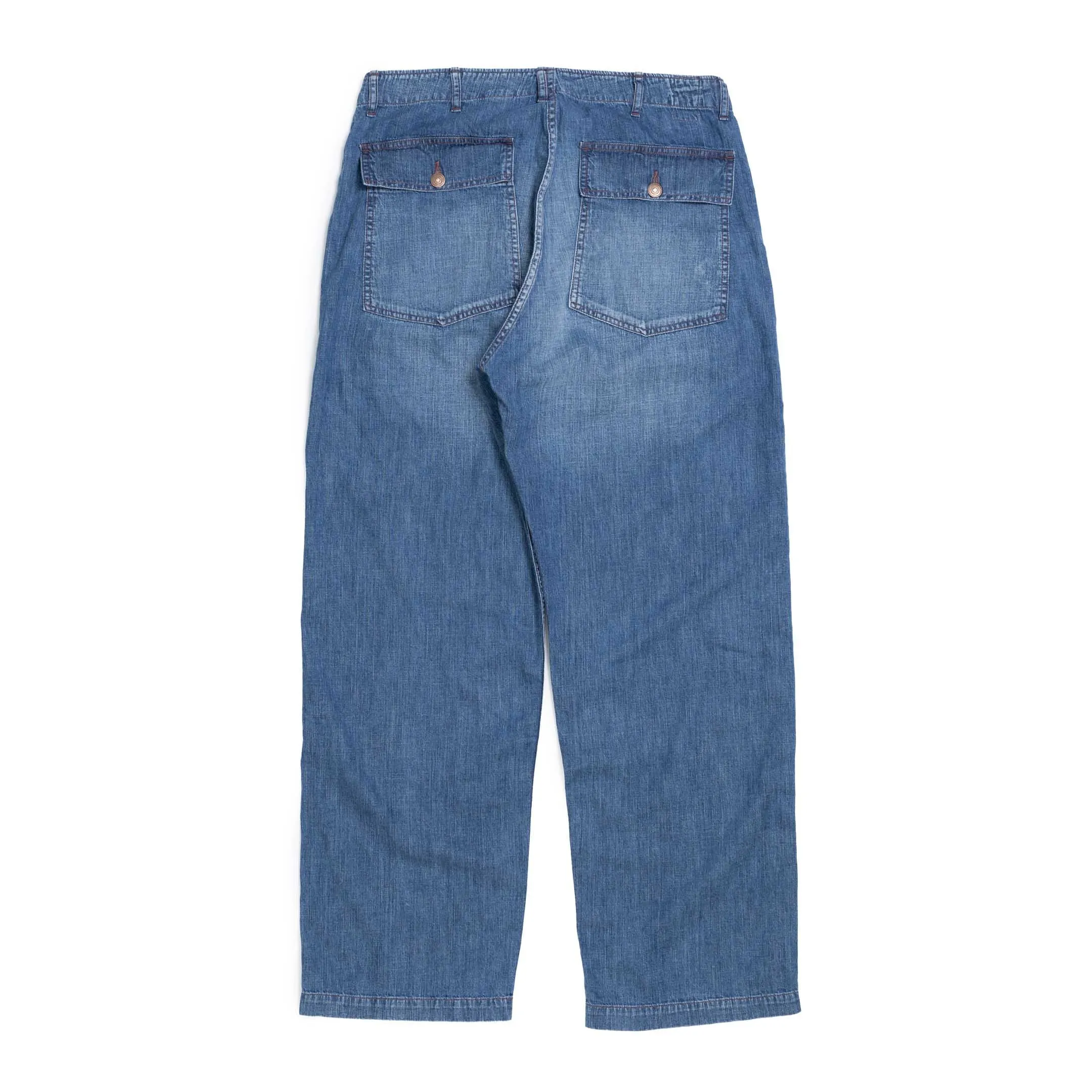 Full Count Denim Utility Trousers Used Wash