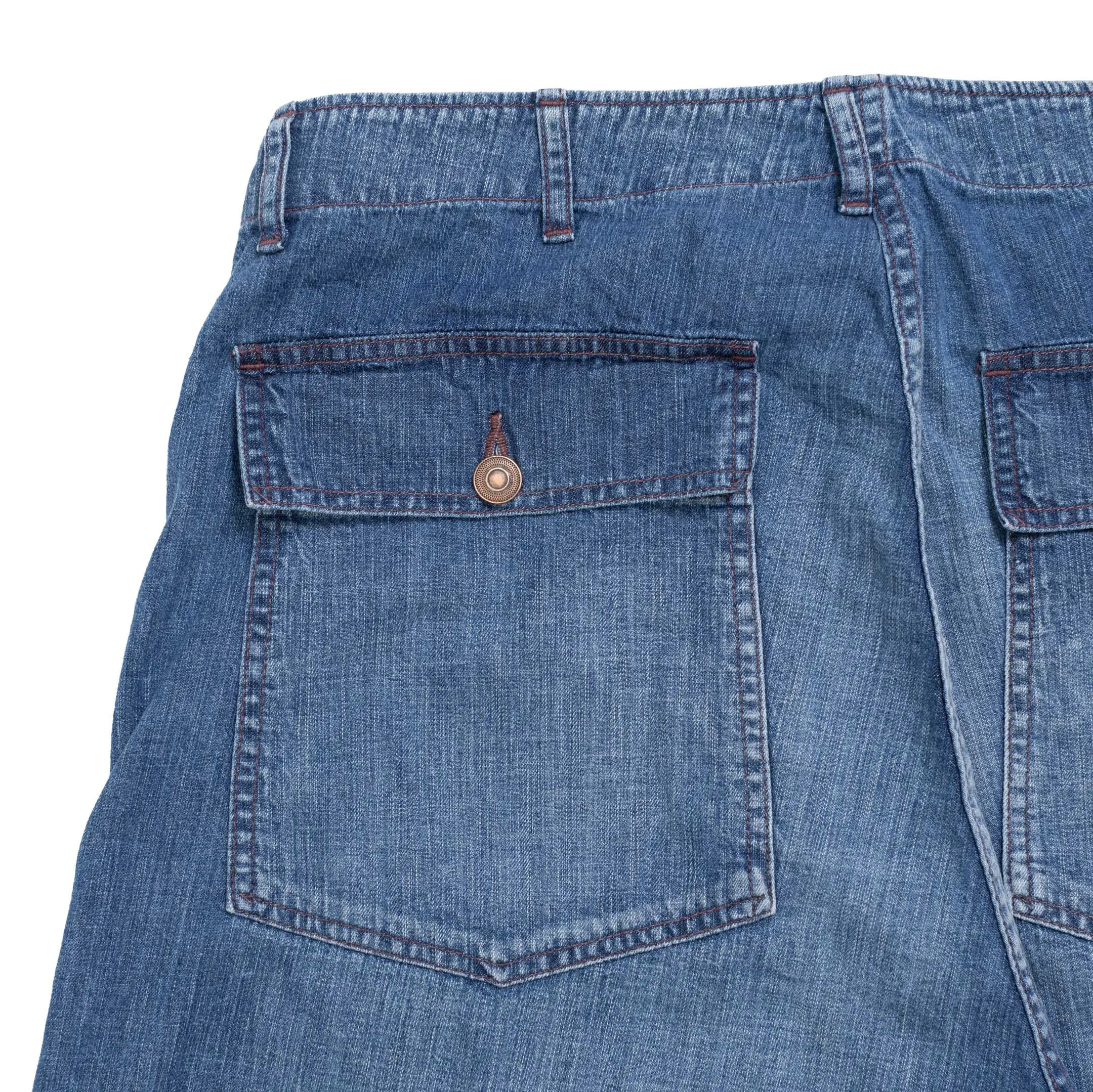 Full Count Denim Utility Trousers Used Wash