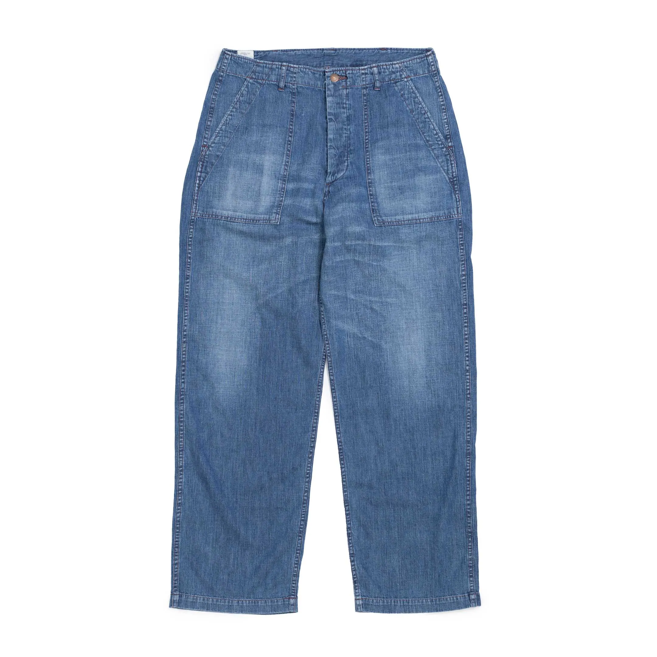 Full Count Denim Utility Trousers Used Wash