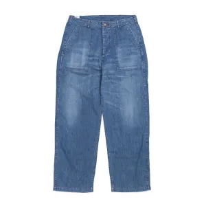 Full Count Denim Utility Trousers Used Wash
