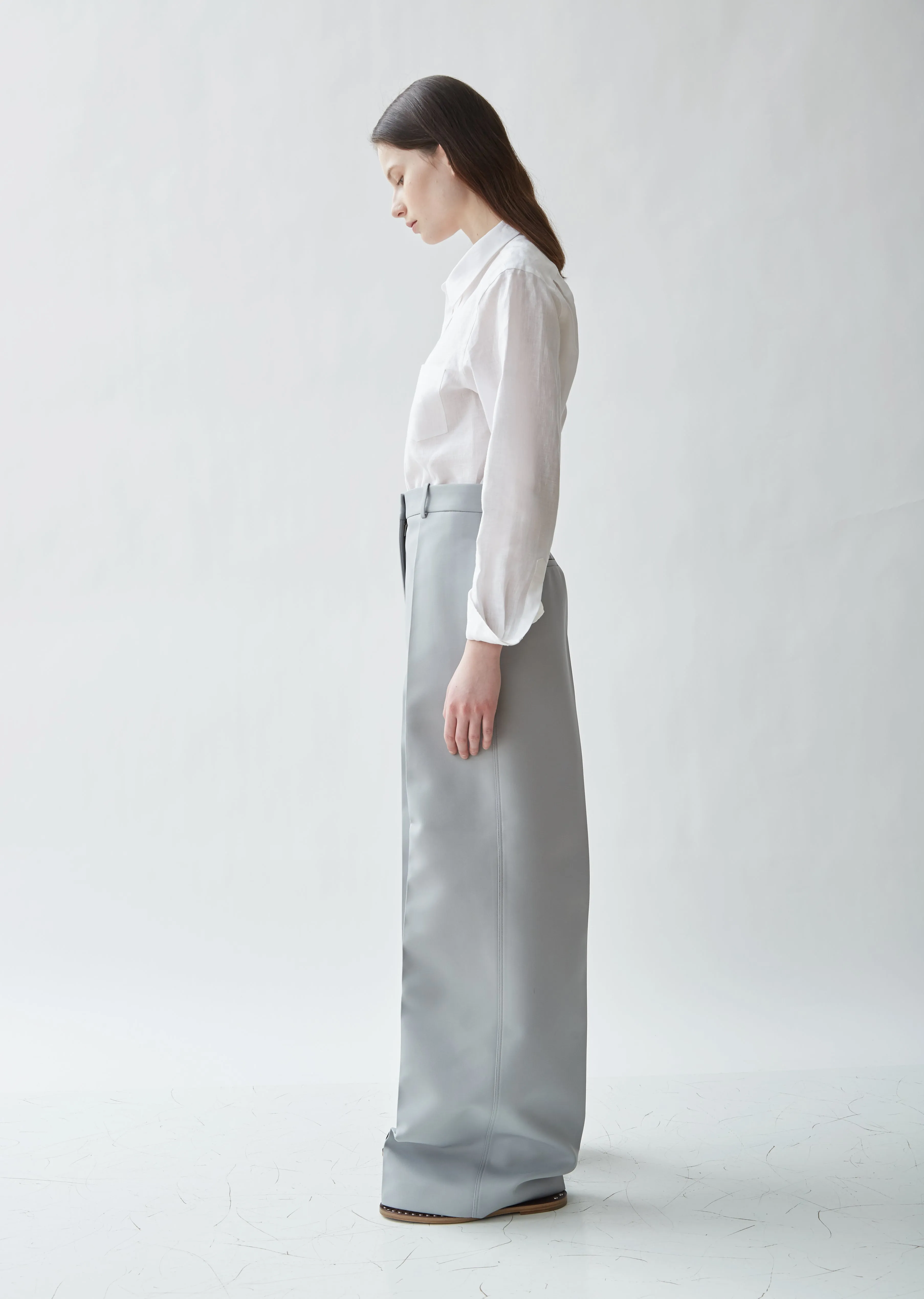 Gabriel Twill Wide Leg Trousers