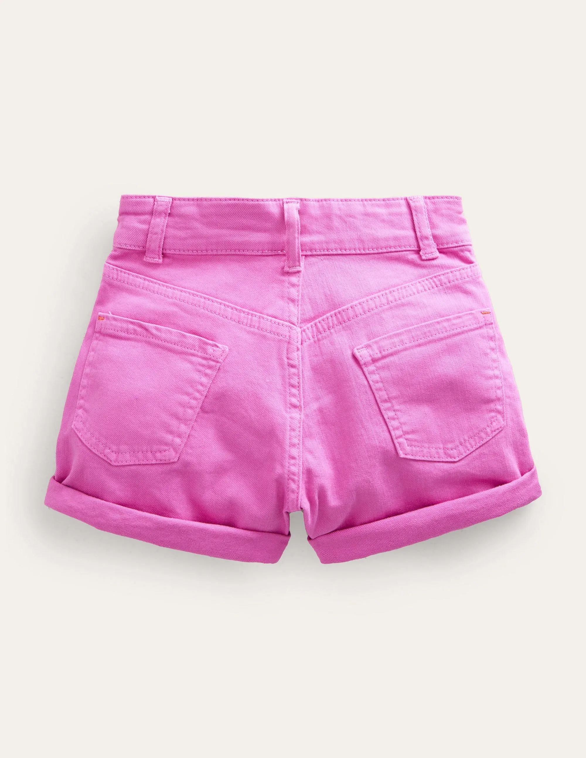 High Waisted Denim Shorts-Tickled Pink