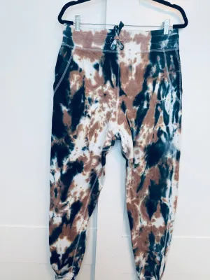 Large Cappuccino Tie Dye Joggers