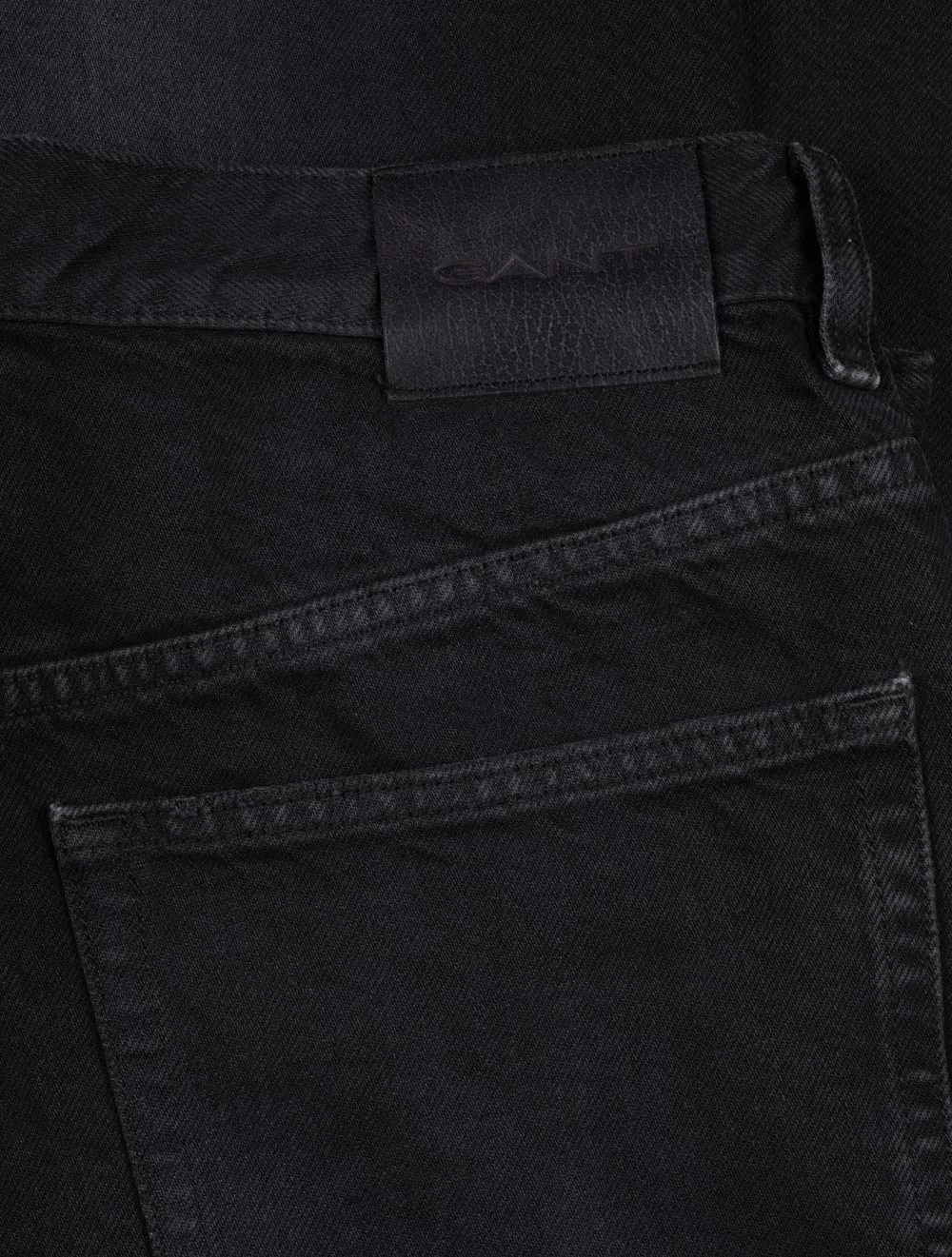 Loose Fit Jeans Black Worn In