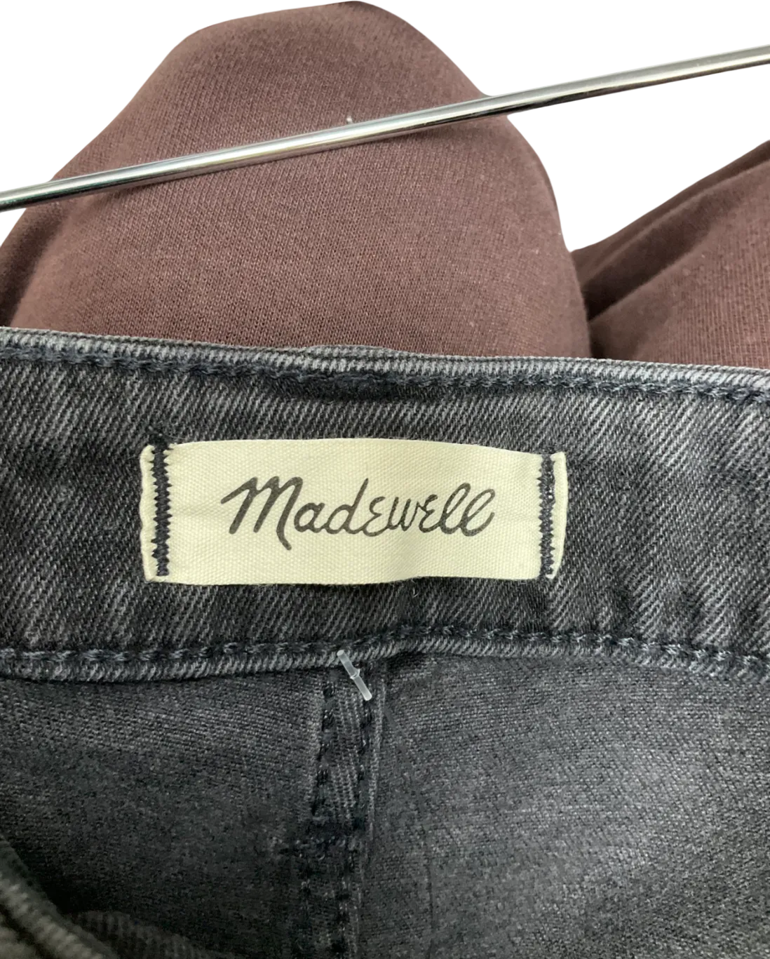 Madewell Black High Rise Denim Shorts W28