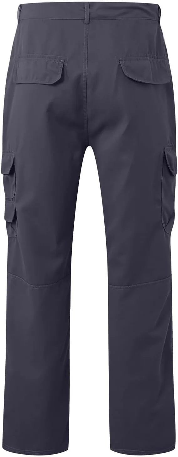 Mens Tactical Hiking Cargo Pants Stretch Ripstop Waterproof Pants Pockets Lightweight Utility Outdoor Apparel