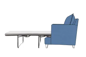 Padstow | Sofa Bed Extra Loose Cover | Capri Blue