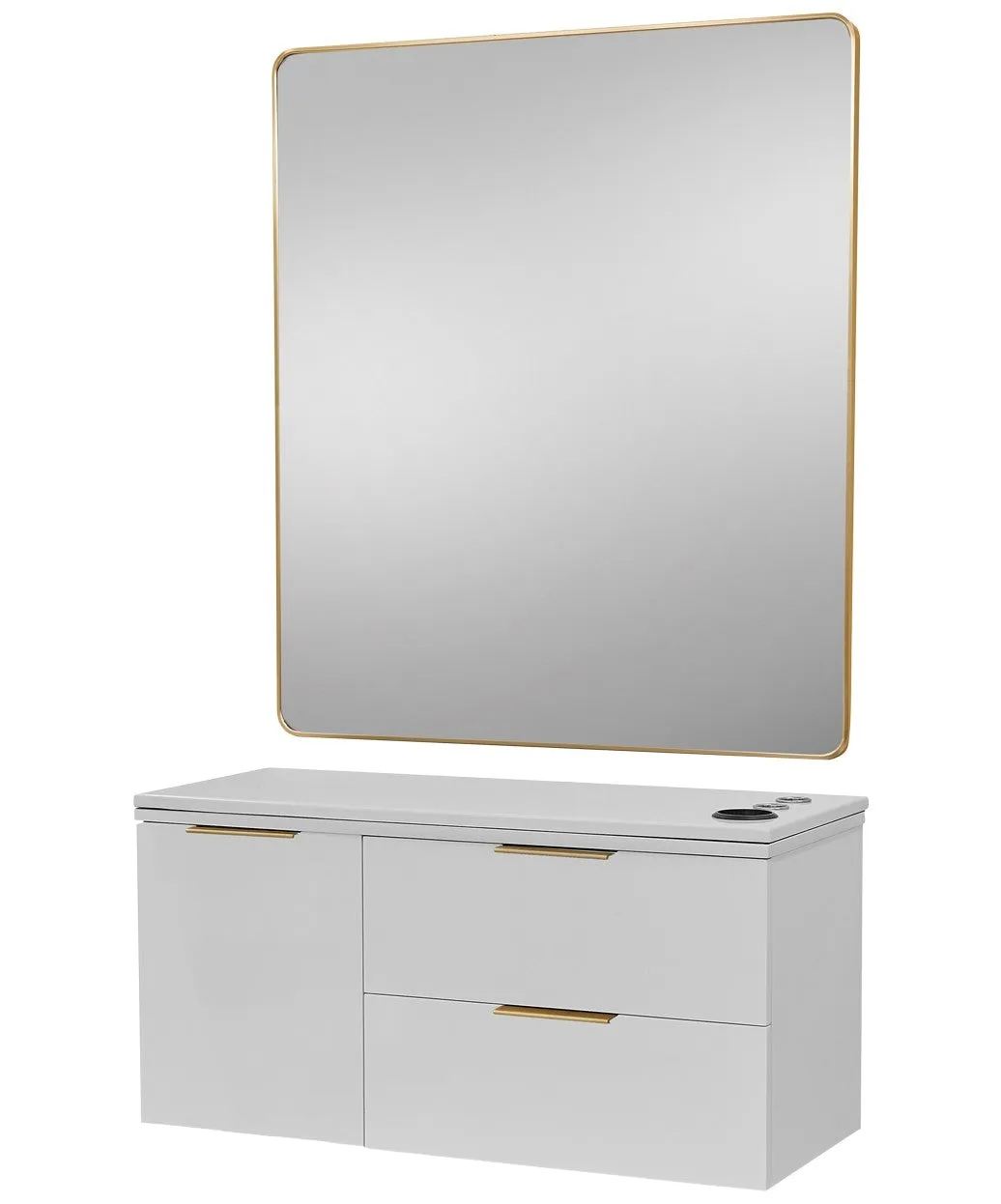 Pibbs 6002 Capri Styling Station with Standard Mirror