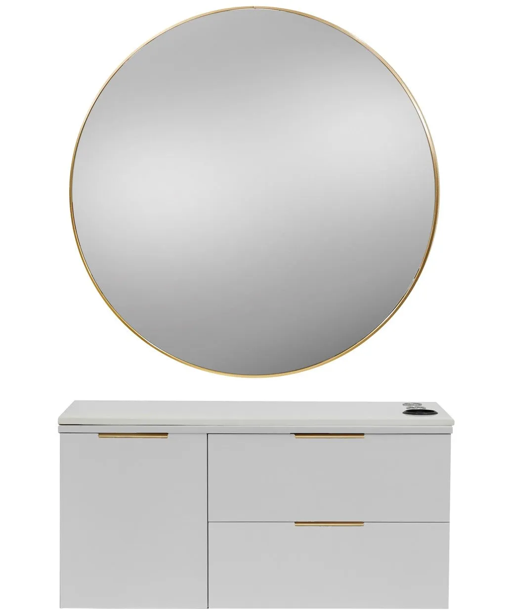Pibbs 6002 Capri Styling Station with Standard Mirror