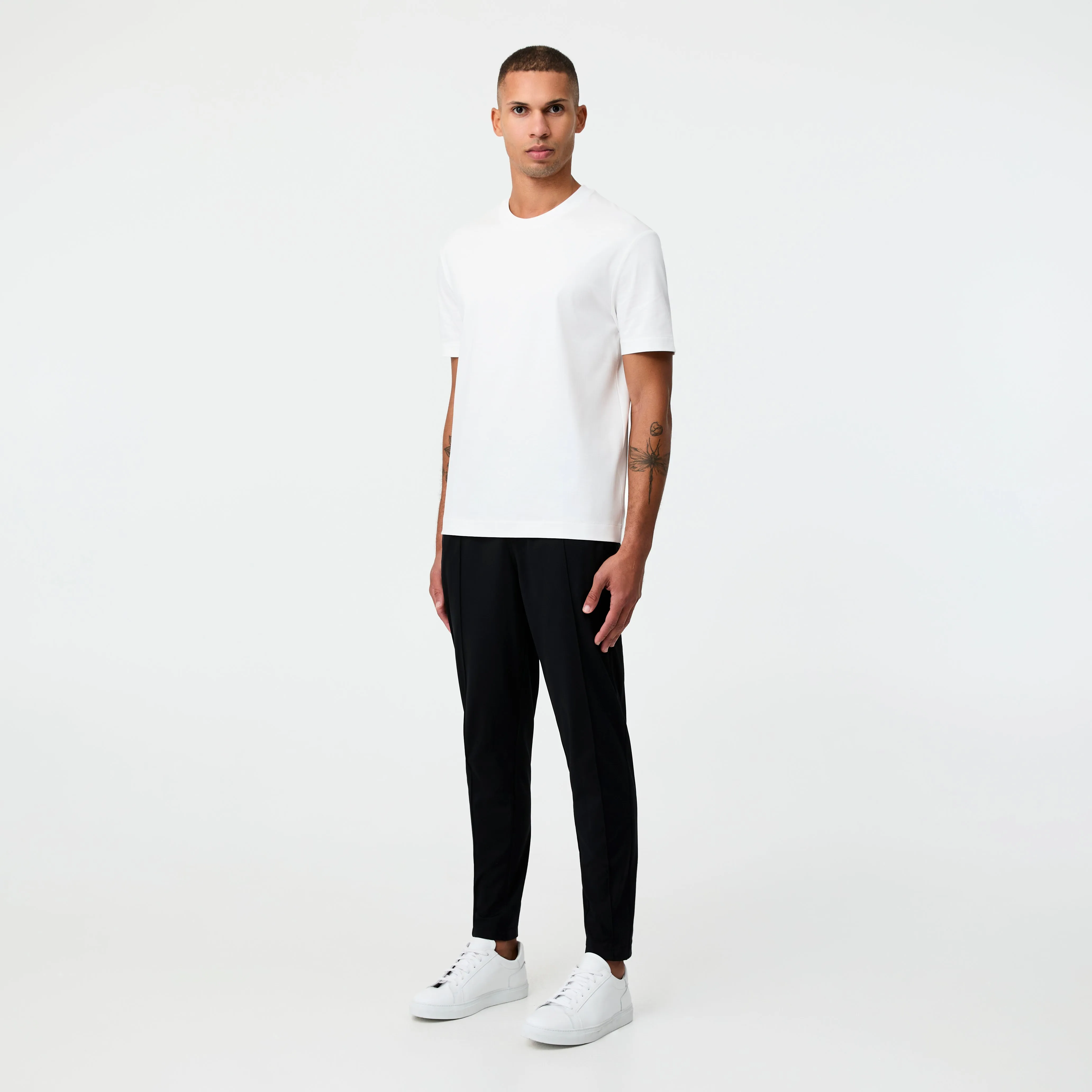 Relaxed Fit Crew Neck T-shirt White