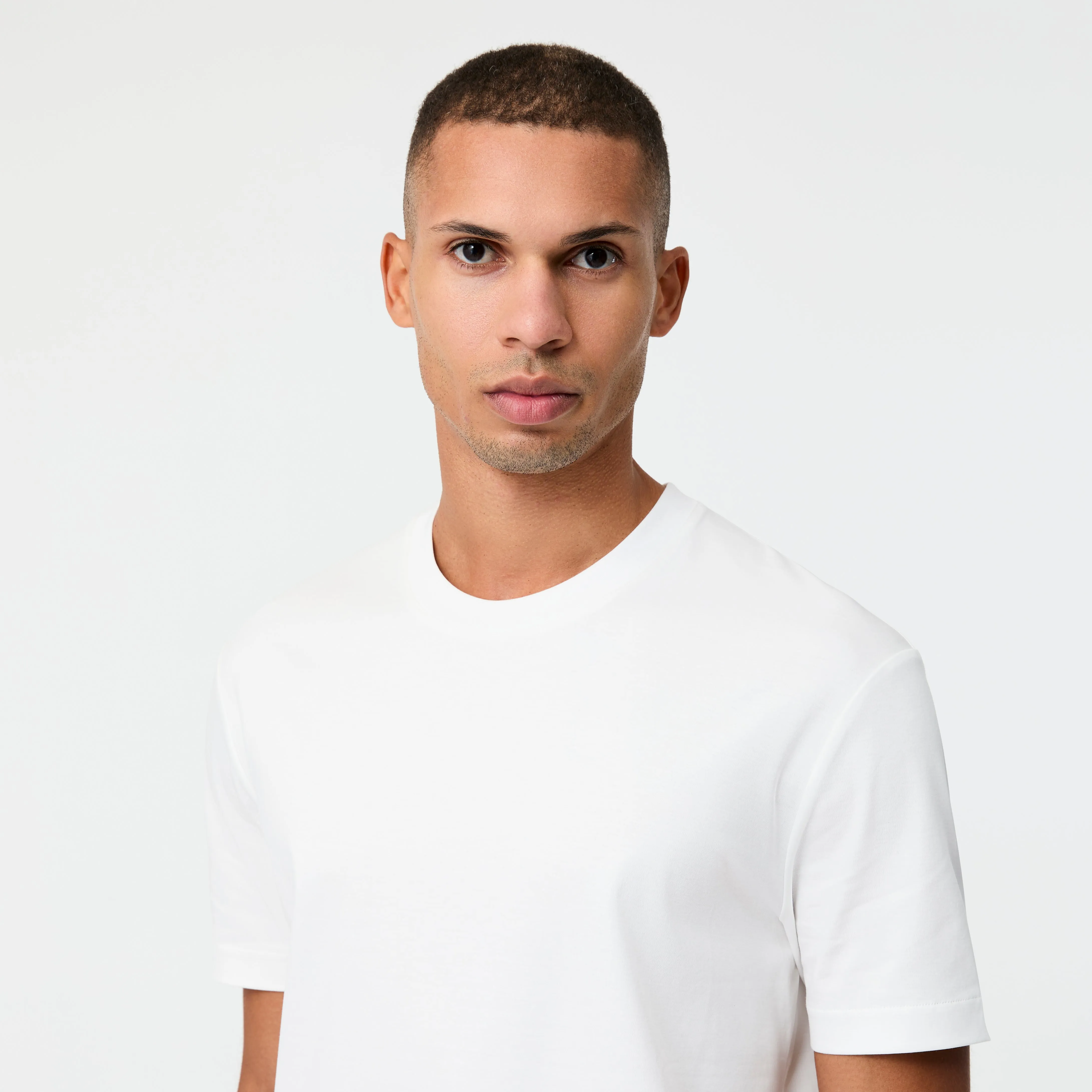Relaxed Fit Crew Neck T-shirt White