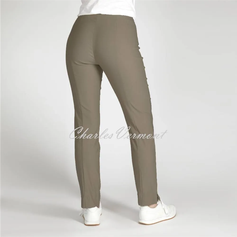 Robell Marie Full Length Trouser 51412-54025-38 – Fleece Lined (Almond)