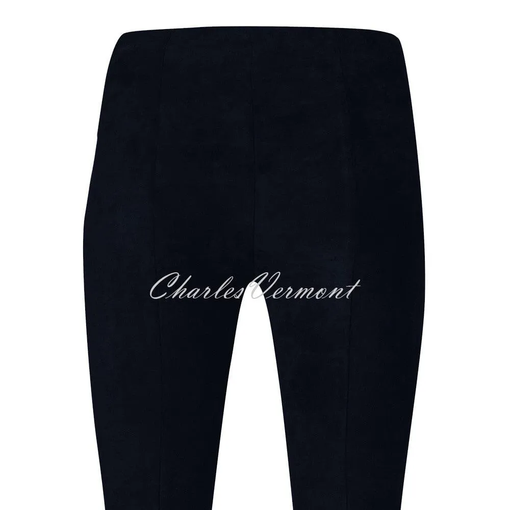 Robell Rose Full Length Super Slim Trouser 52422-54025-90 - Ultra Thin Fleece Lined (Black)