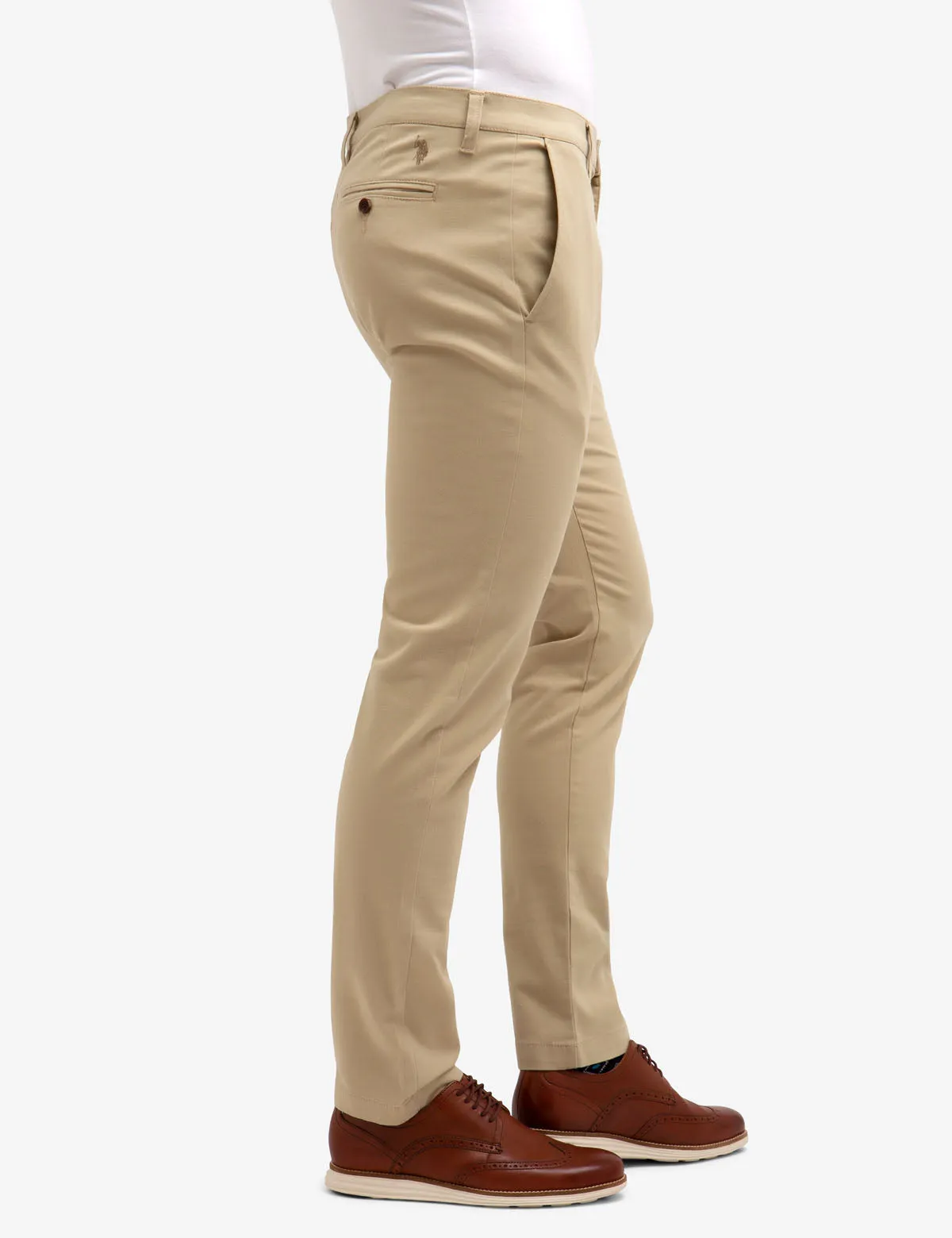 SKINNY STRETCH TWILL CHINOS