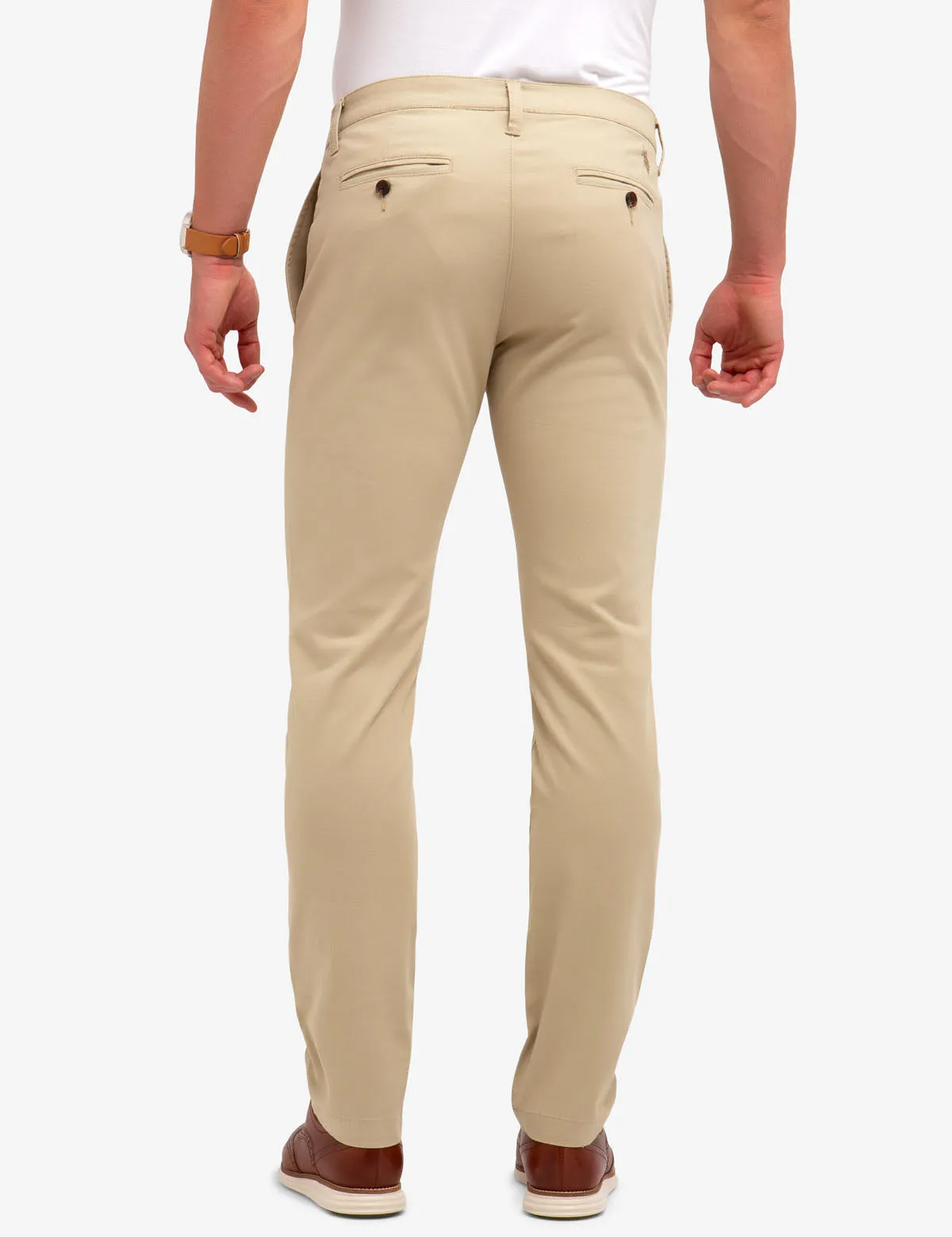 SKINNY STRETCH TWILL CHINOS