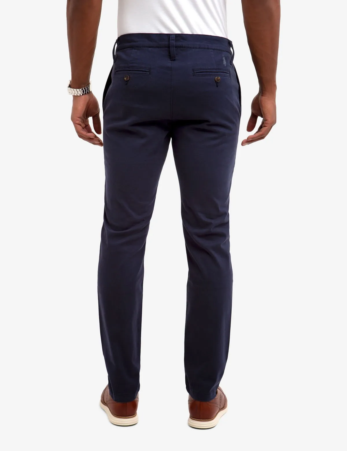 SKINNY STRETCH TWILL CHINOS