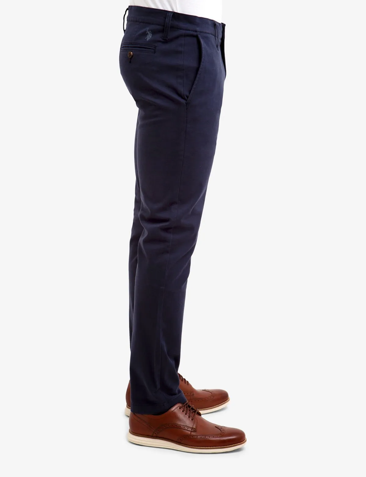 SKINNY STRETCH TWILL CHINOS