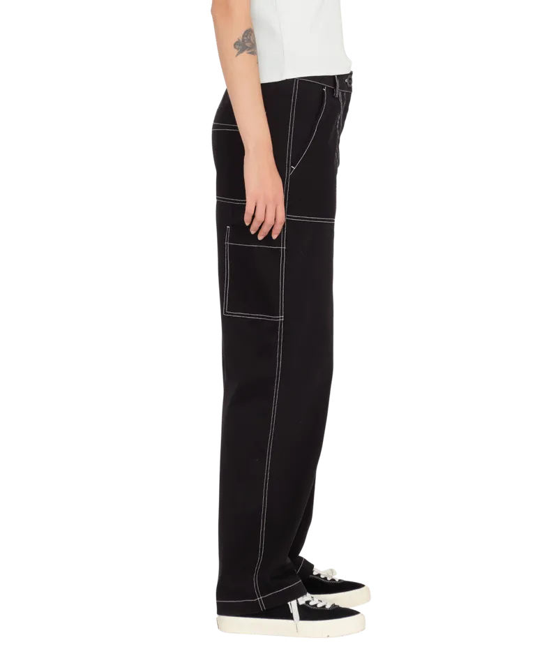 Stone Kraft Trousers in Black