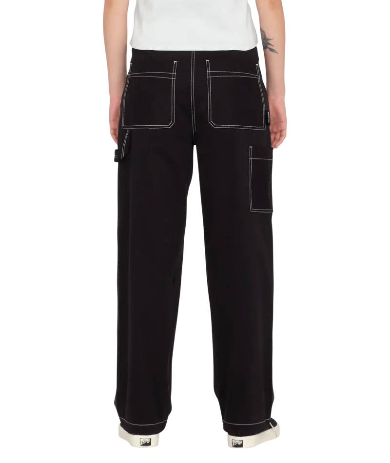 Stone Kraft Trousers in Black